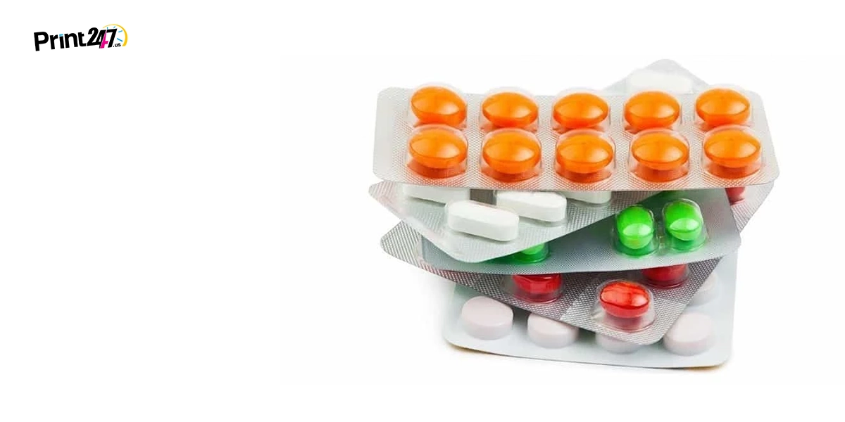 Close-up of different blister packaging types used for electronics and healthcare items